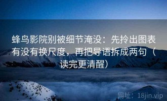 蜂鸟影院别被细节淹没：先拎出图表有没有换尺度，再把导语拆成两句（读完更清醒）
